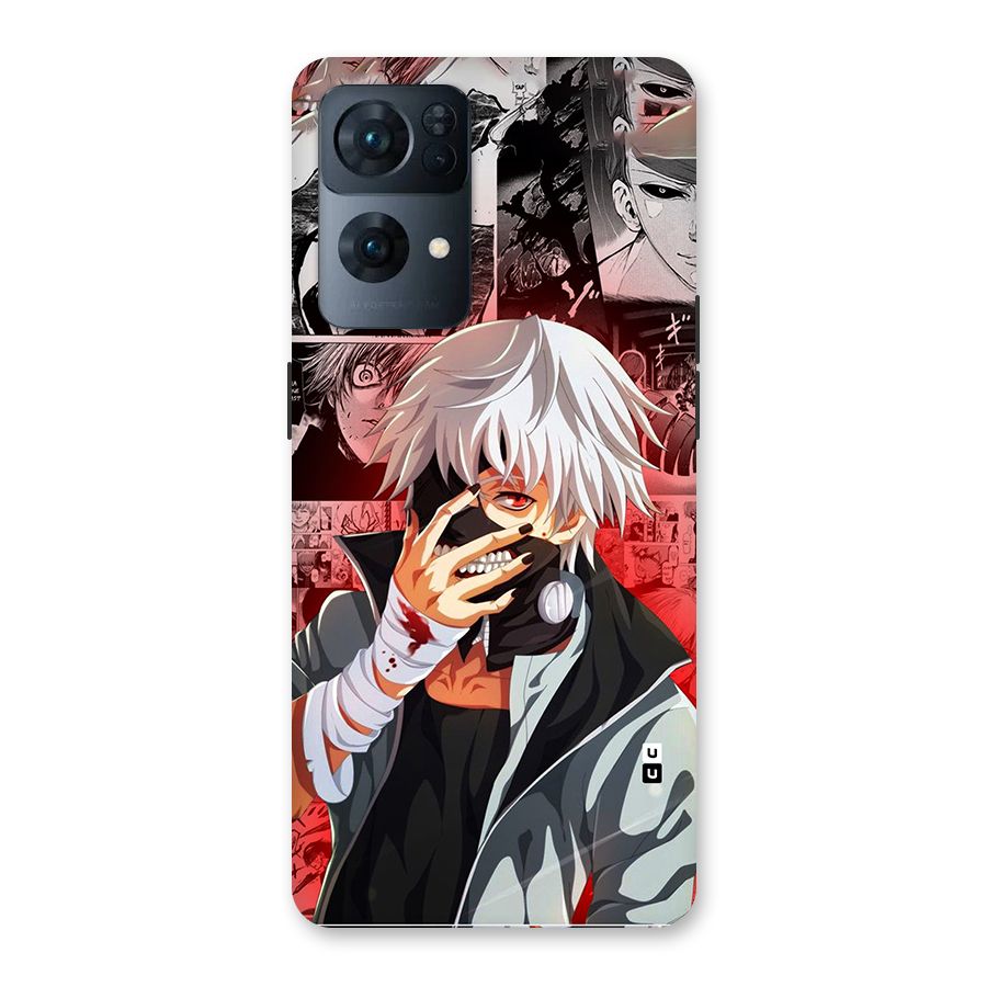 Kaneki Ken Manga Style Back Case for Oppo Reno7 Pro 5G