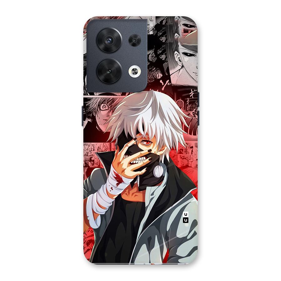 Kaneki Ken Manga Style Back Case for Oppo Reno8 5G