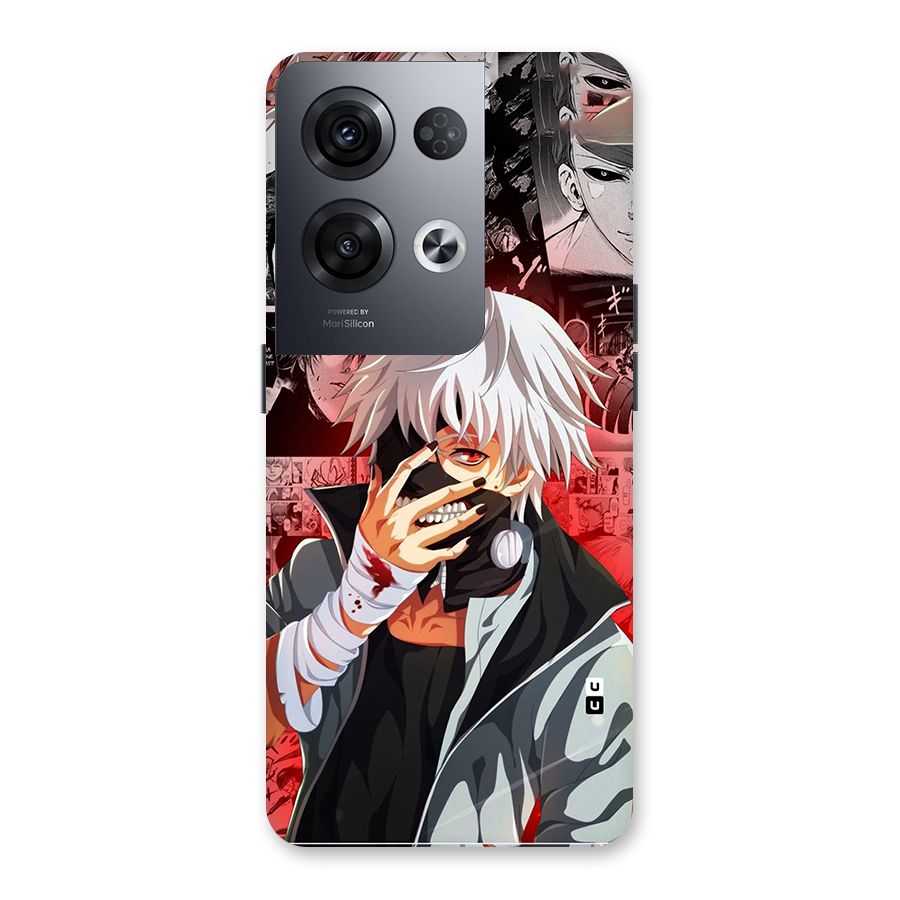 Kaneki Ken Manga Style Back Case for Oppo Reno8 Pro 5G
