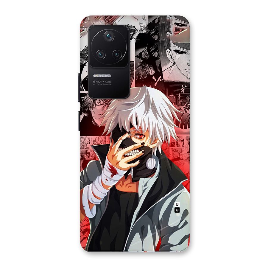 Kaneki Ken Manga Style Back Case for Poco F4 5G