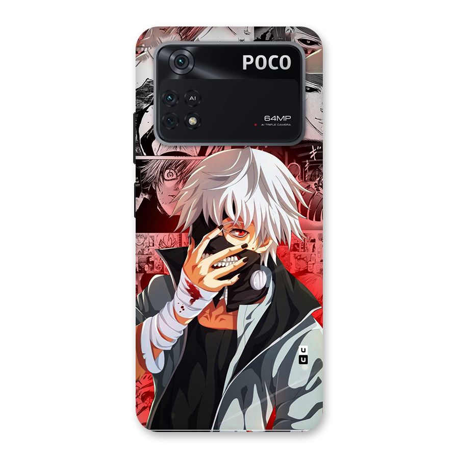 Kaneki Ken Manga Style Back Case for Poco M4 Pro 4G