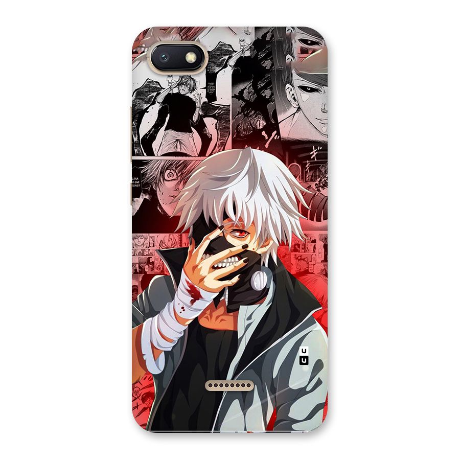 Kaneki Ken Manga Style Back Case for Redmi 6A