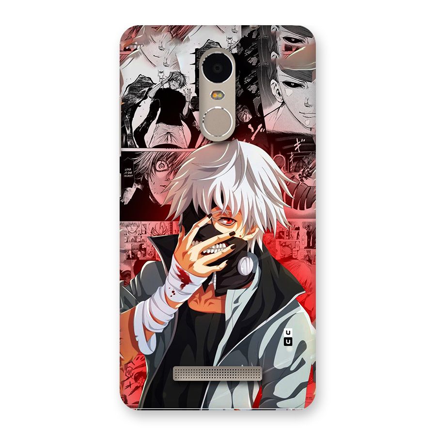 Kaneki Ken Manga Style Back Case for Redmi Note 3