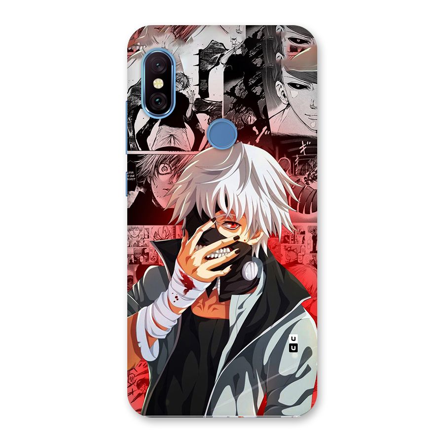 Kaneki Ken Manga Style Back Case for Redmi Note 6 Pro