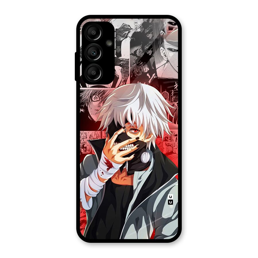Kaneki Ken Manga Style Glass Back Case for Galaxy A14 5G
