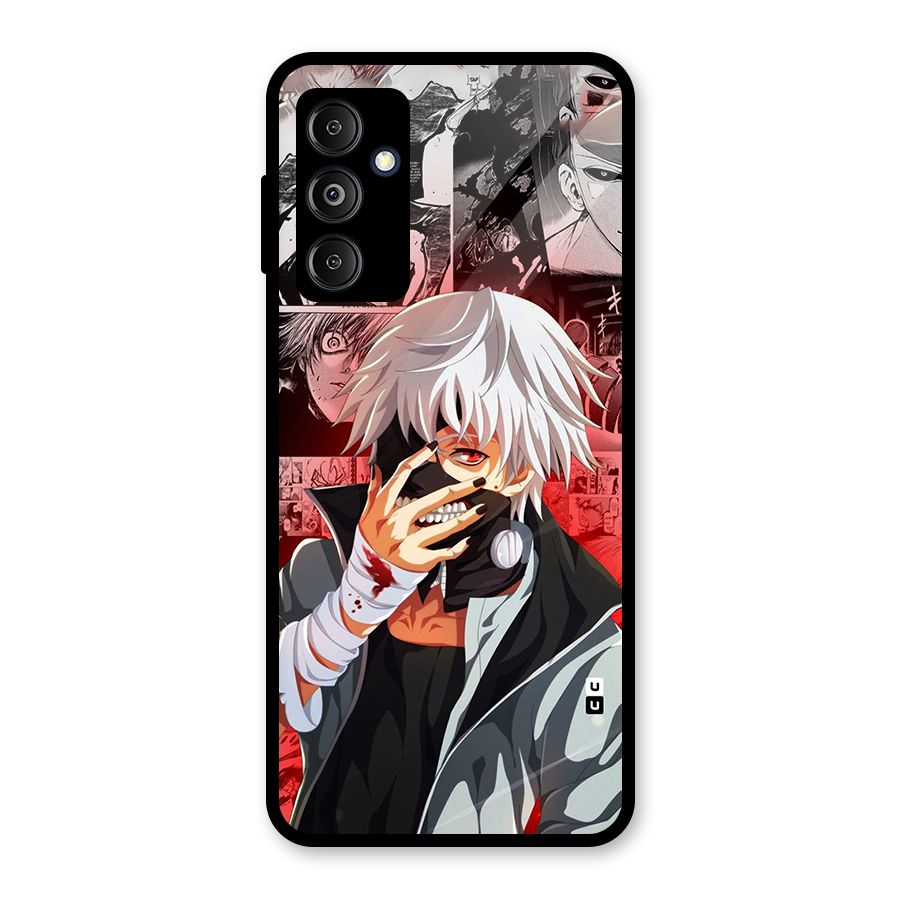 Kaneki Ken Manga Style Glass Back Case for Galaxy M14 5G