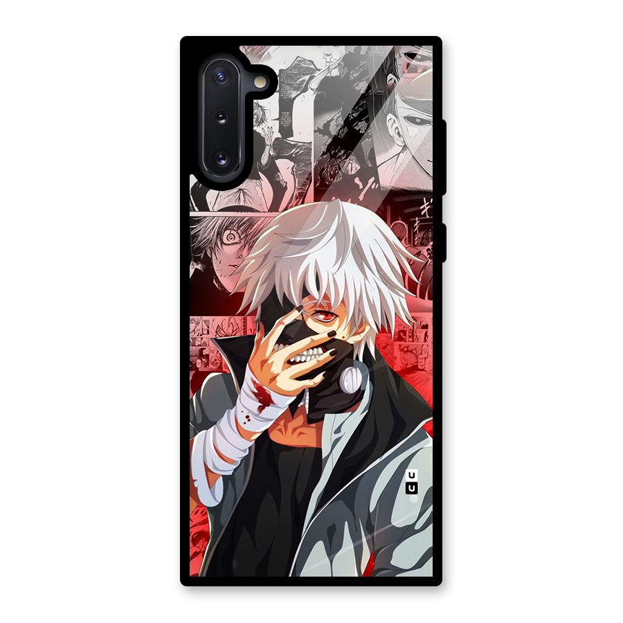 Kaneki Ken Manga Style Glass Back Case for Galaxy Note 10