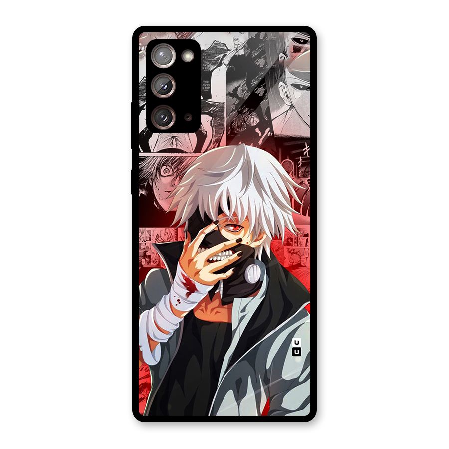 Kaneki Ken Manga Style Glass Back Case for Galaxy Note 20