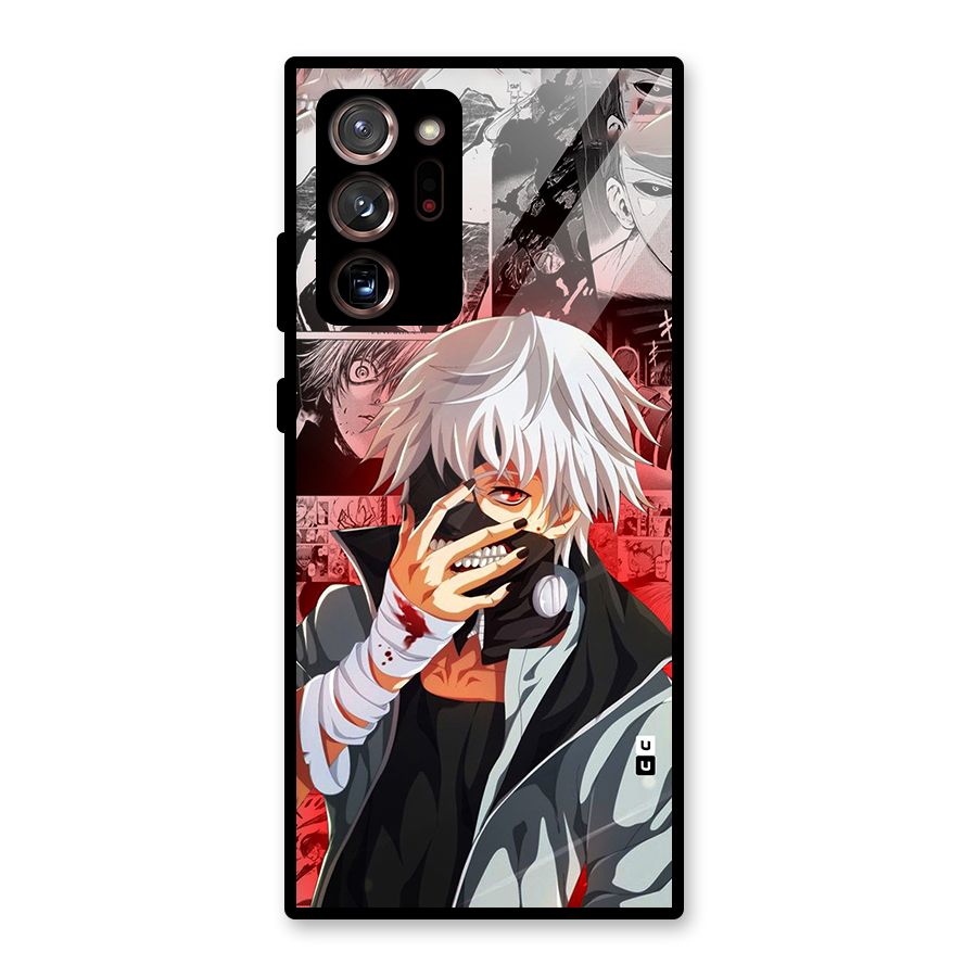 Kaneki Ken Manga Style Glass Back Case for Galaxy Note 20 Ultra