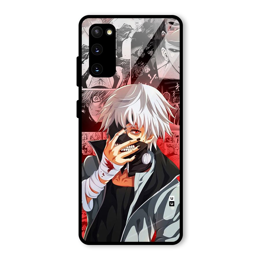 Kaneki Ken Manga Style Glass Back Case for Galaxy S20 FE 5G