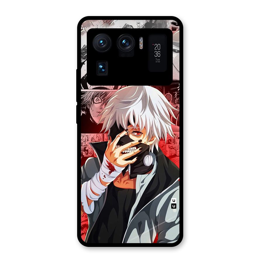 Kaneki Ken Manga Style Glass Back Case for Mi 11 Ultra
