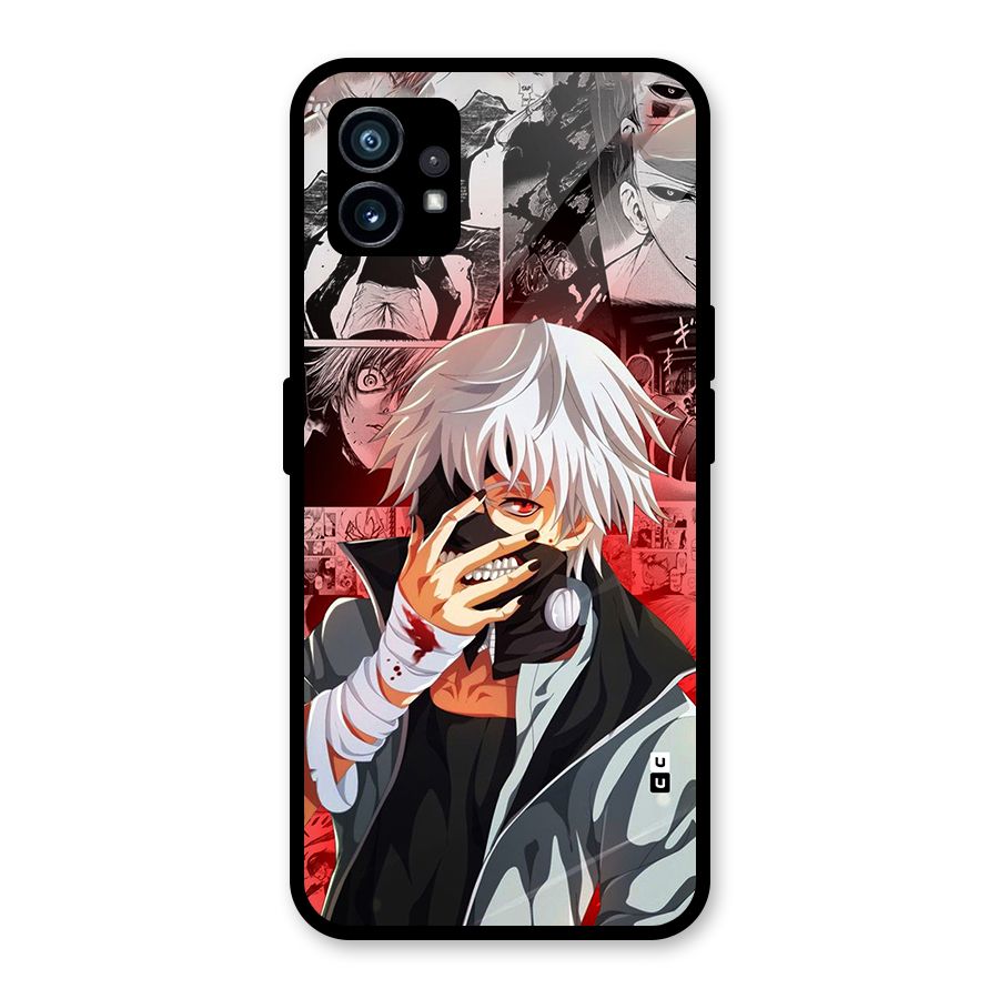 Kaneki Ken Manga Style Glass Back Case for Nothing Phone 1