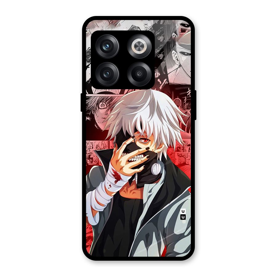 Kaneki Ken Manga Style Glass Back Case for OnePlus 10T