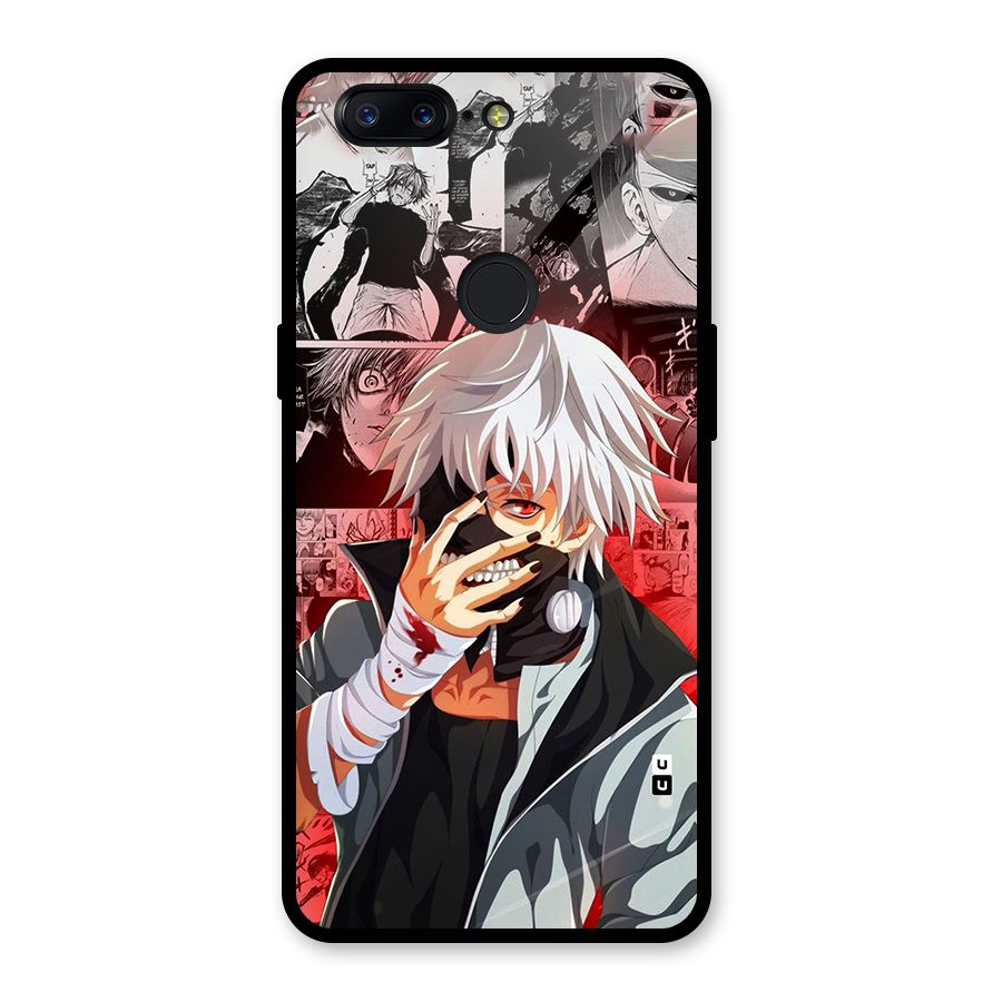 Kaneki Ken Manga Style Glass Back Case for OnePlus 5T