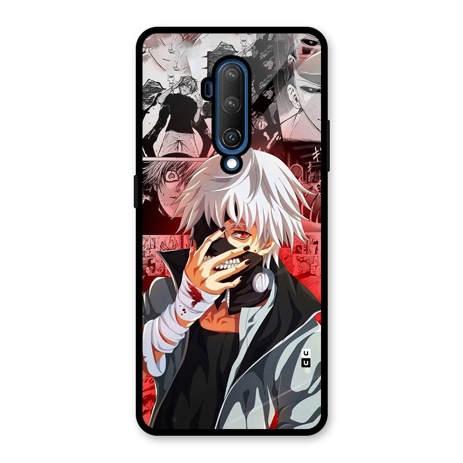 Kaneki Ken Manga Style Glass Back Case for OnePlus 7T Pro