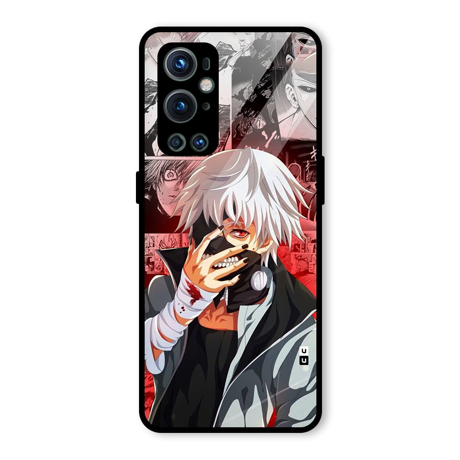 Kaneki Ken Manga Style Glass Back Case for OnePlus 9 Pro