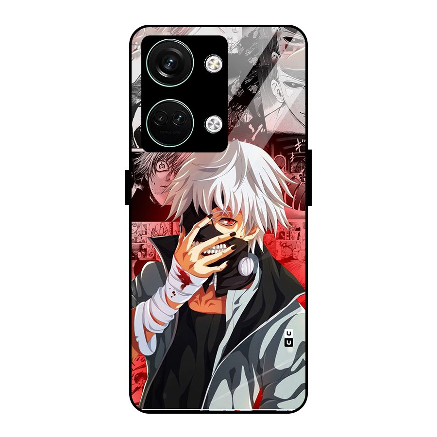 Kaneki Ken Manga Style Glass Back Case for Oneplus Nord 3
