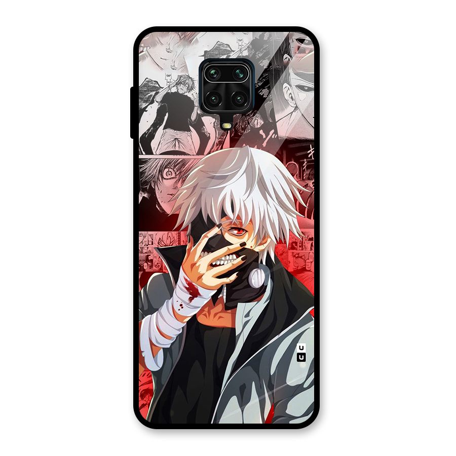 Kaneki Ken Manga Style Glass Back Case for Poco M2 Pro