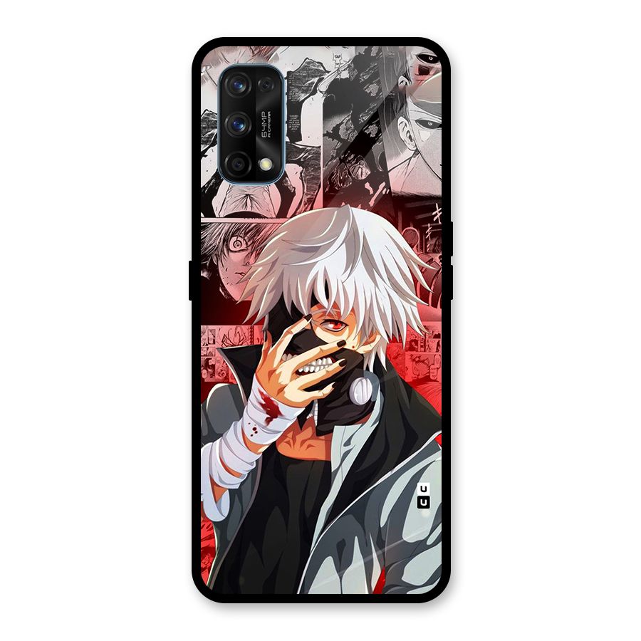 Kaneki Ken Manga Style Glass Back Case for Realme 7 Pro