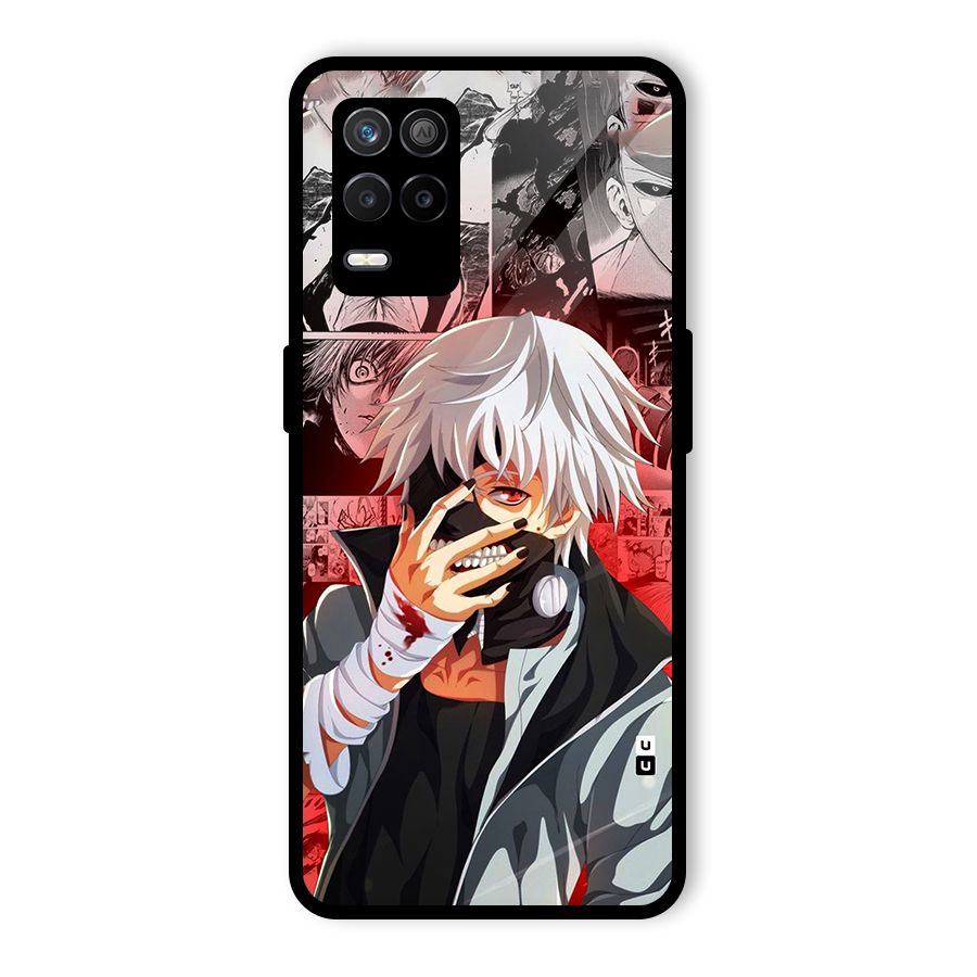 Kaneki Ken Manga Style Glass Back Case for Realme 8 5G