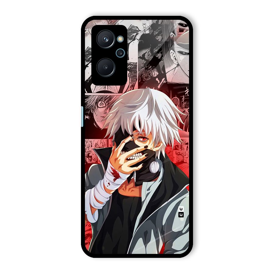 Kaneki Ken Manga Style Glass Back Case for Realme 9i