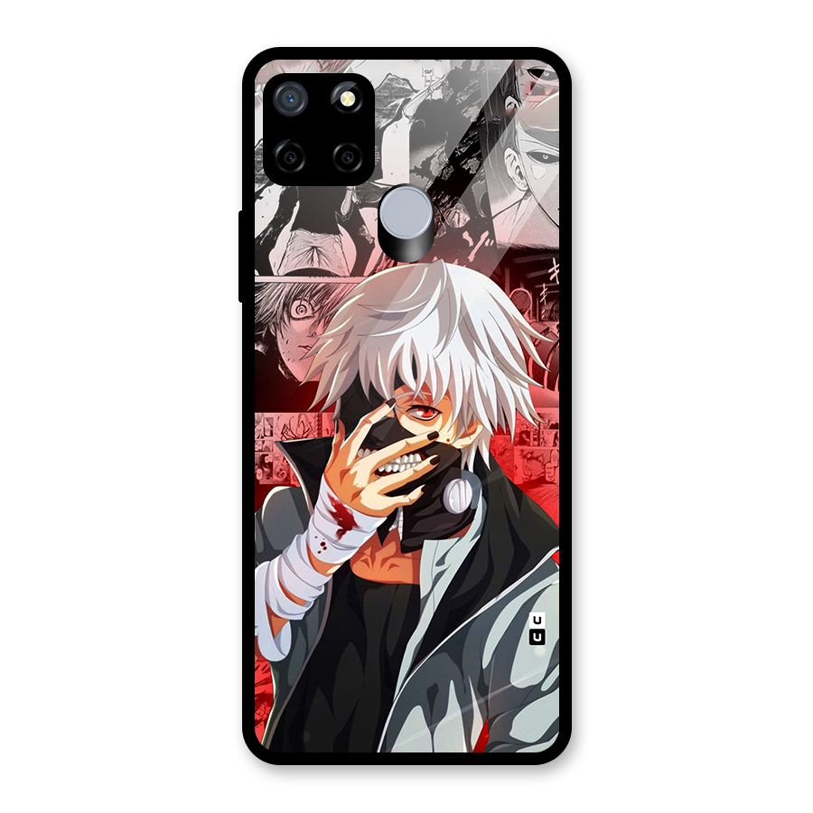 Kaneki Ken Manga Style Glass Back Case for Realme C12