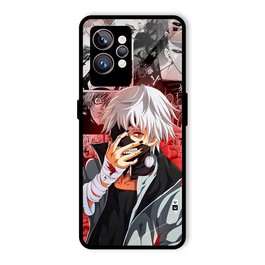 Kaneki Ken Manga Style Glass Back Case for Realme GT2 Pro