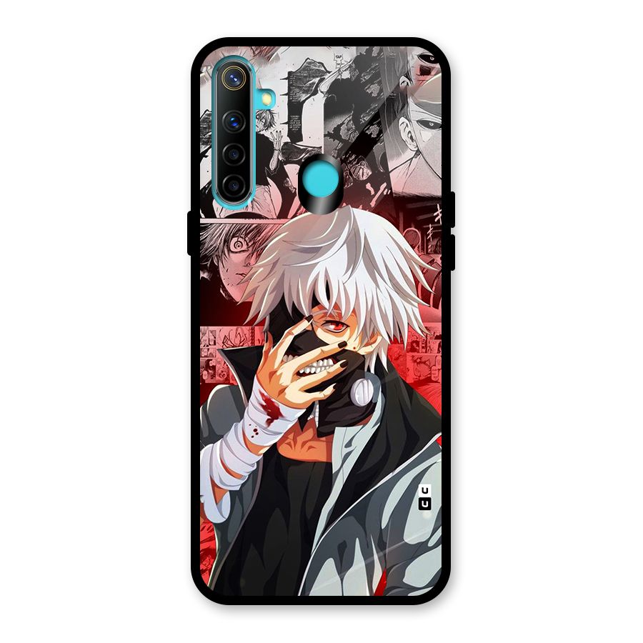 Kaneki Ken Manga Style Glass Back Case for Realme Narzo 10