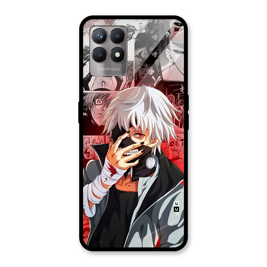 Kaneki Ken Manga Style Glass Back Case for Realme Narzo 50