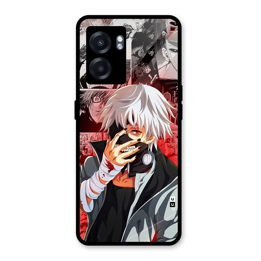 Kaneki Ken Manga Style Glass Back Case for Realme Narzo 50 5G