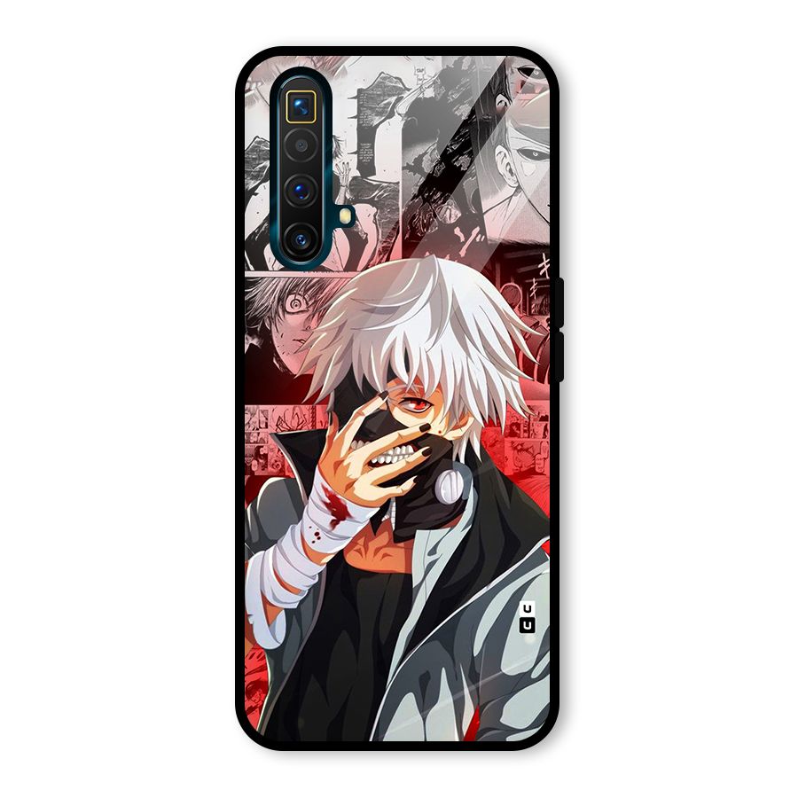 Kaneki Ken Manga Style Glass Back Case for Realme X3