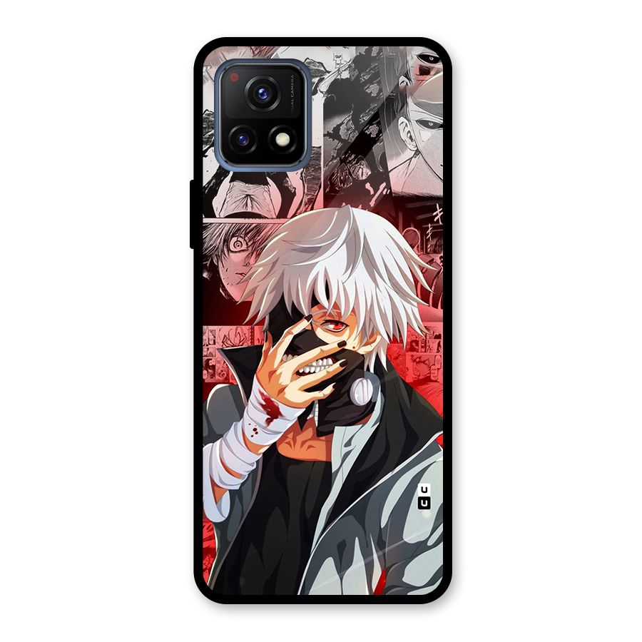 Kaneki Ken Manga Style Glass Back Case for Vivo Y72 5G