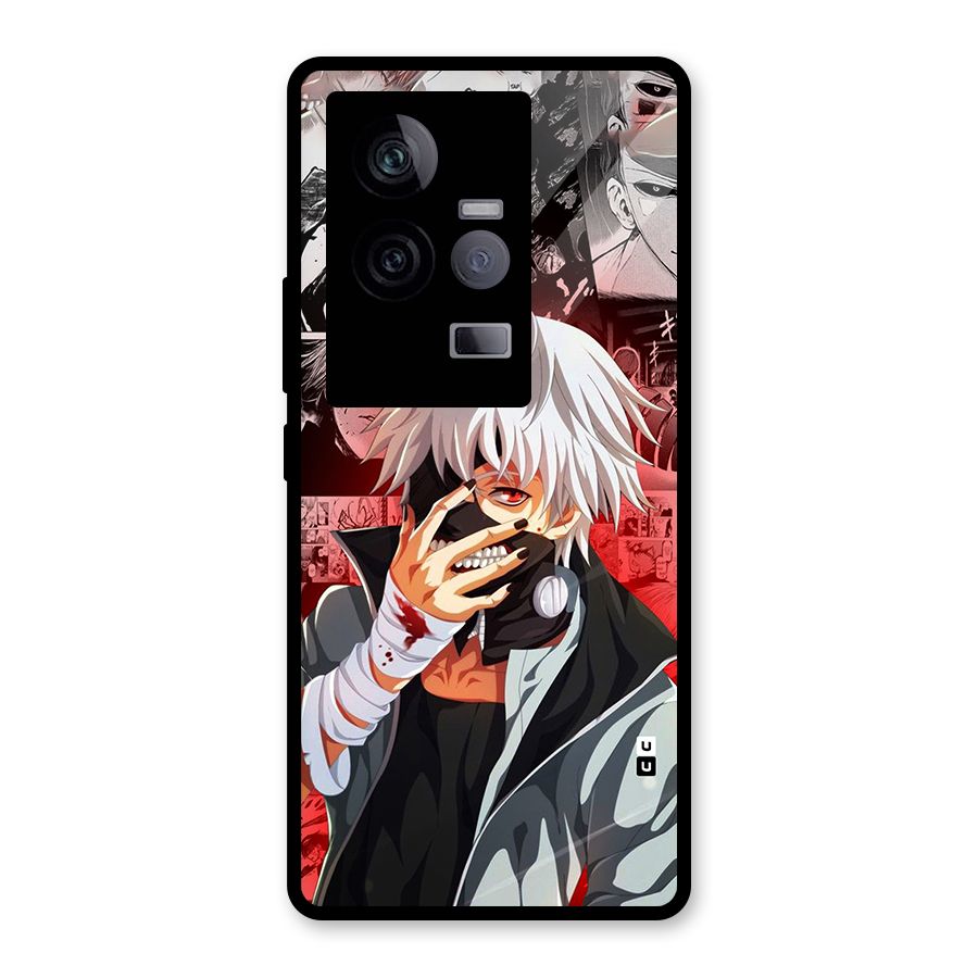 Kaneki Ken Manga Style Glass Back Case for Vivo iQOO 11 5G