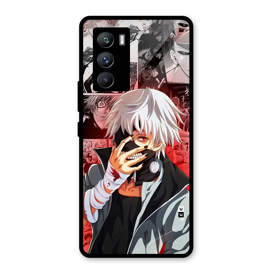 Kaneki Ken Manga Style Glass Back Case for Vivo iQOO 9 SE