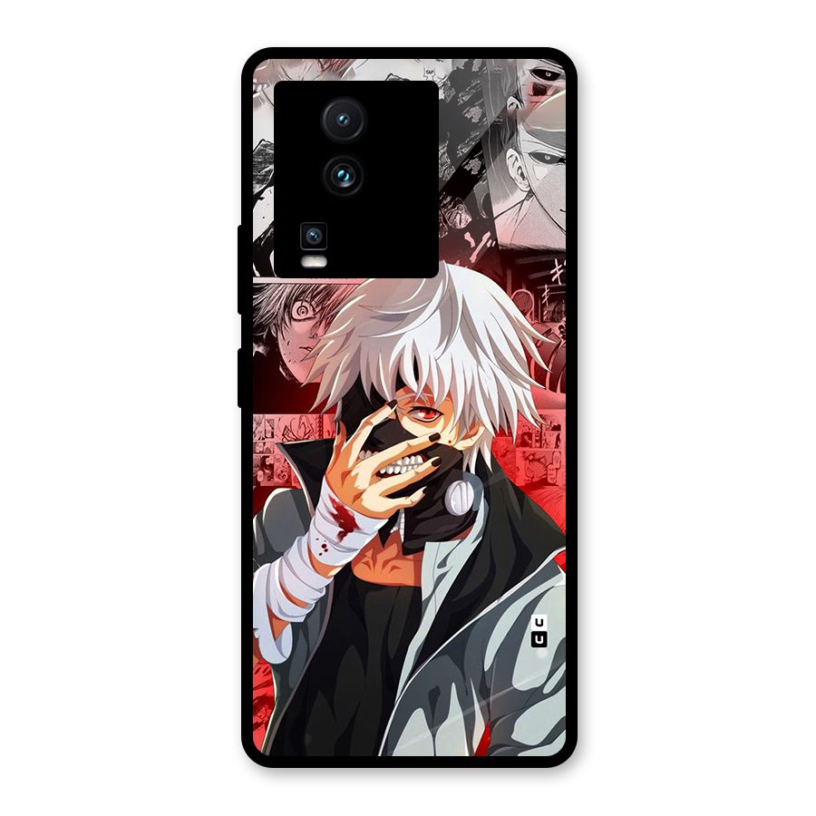 Kaneki Ken Manga Style Glass Back Case for Vivo iQOO Neo 7