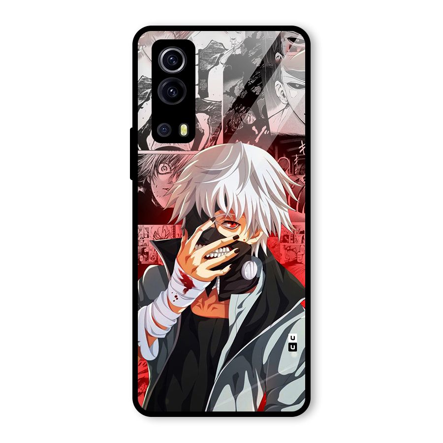 Kaneki Ken Manga Style Glass Back Case for Vivo iQOO Z3