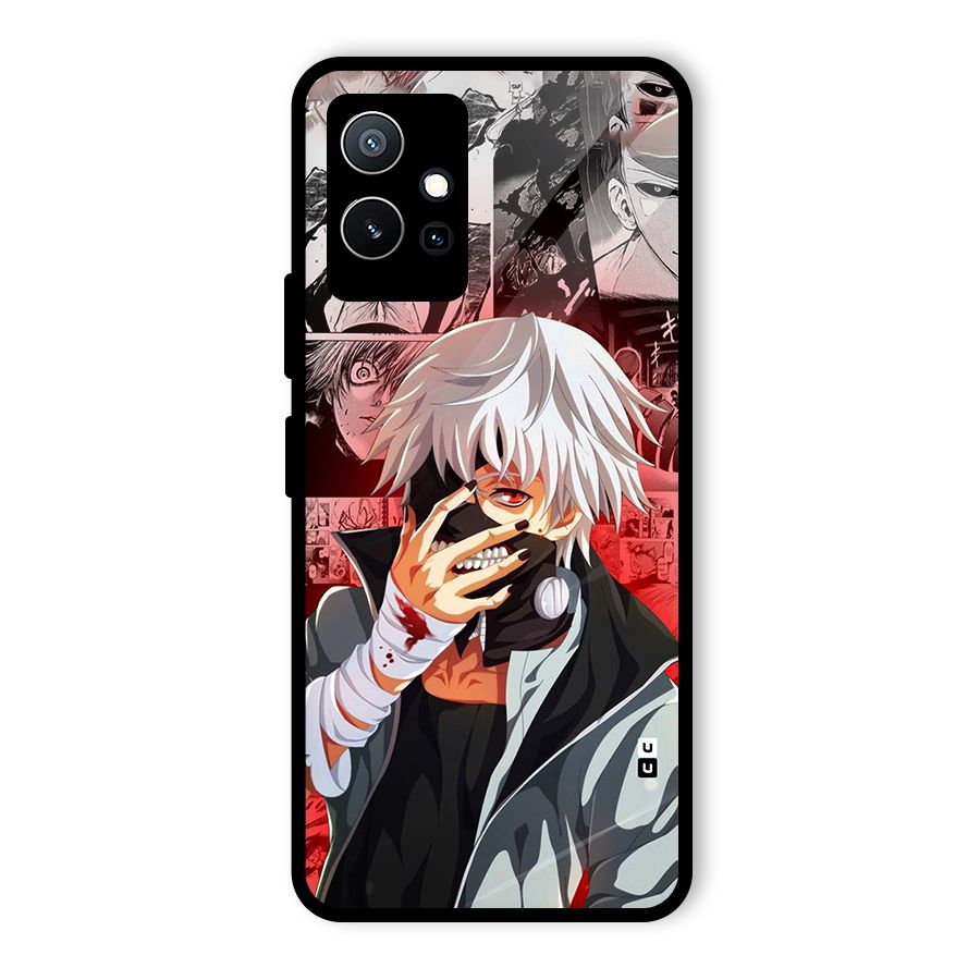 Kaneki Ken Manga Style Glass Back Case for Vivo iQOO Z6
