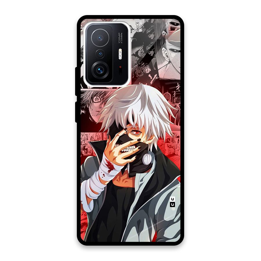 Kaneki Ken Manga Style Glass Back Case for Xiaomi 11T Pro