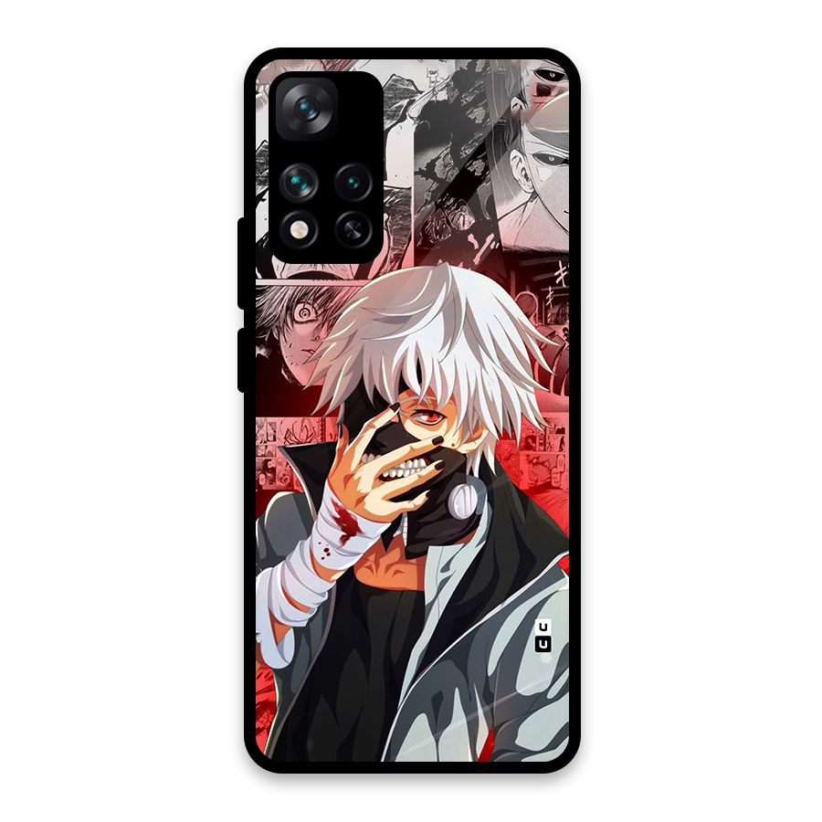 Kaneki Ken Manga Style Glass Back Case for Xiaomi 11i HyperCharge 5G