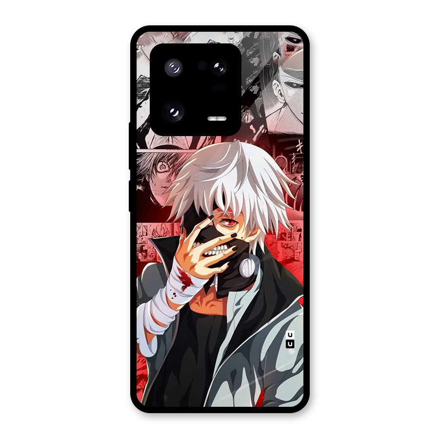 Kaneki Ken Manga Style Glass Back Case for Xiaomi 13 Pro