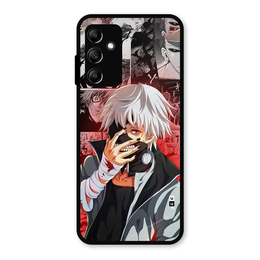 Kaneki Ken Manga Style Metal Back Case for Galaxy A14 5G