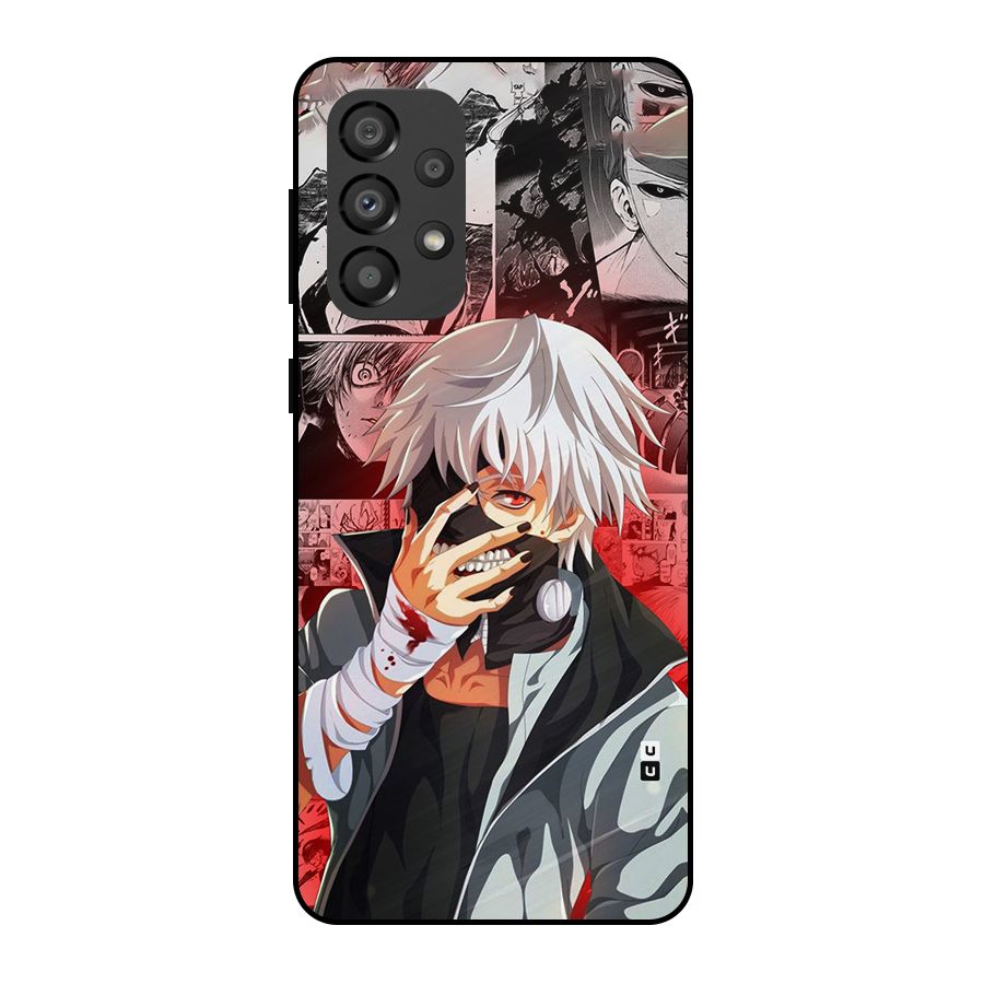 Kaneki Ken Manga Style Metal Back Case for Galaxy A33 5G