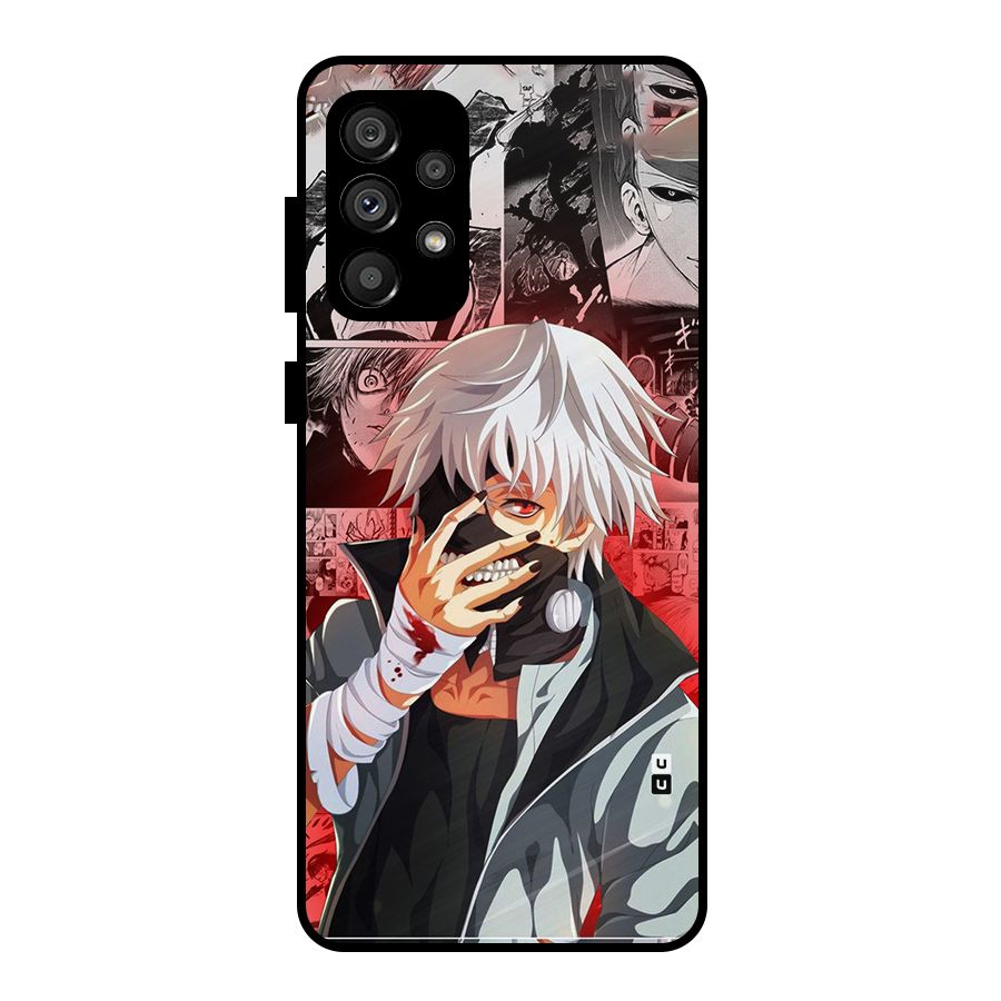 Kaneki Ken Manga Style Metal Back Case for Galaxy A73 5G