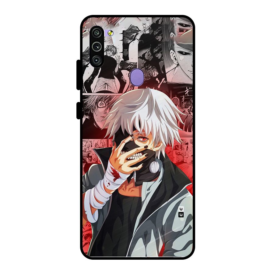 Kaneki Ken Manga Style Metal Back Case for Galaxy M11