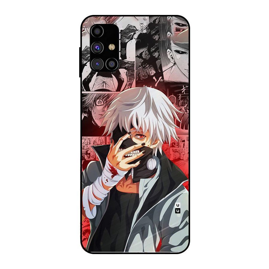 Kaneki Ken Manga Style Metal Back Case for Galaxy M31s