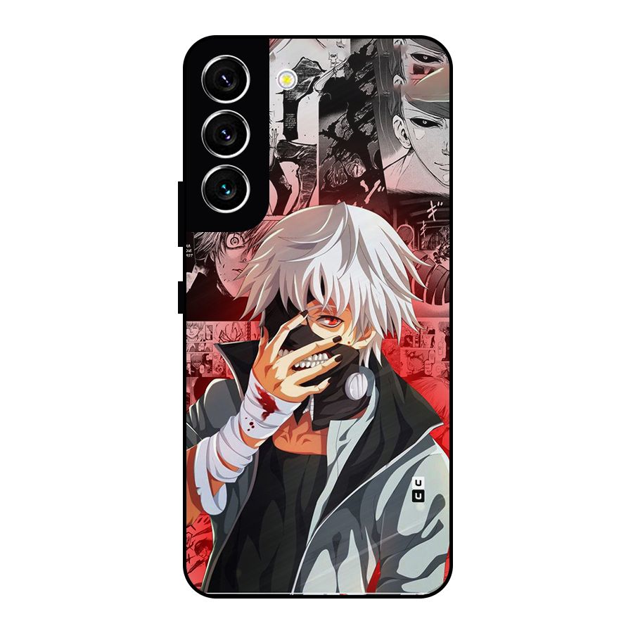 Kaneki Ken Manga Style Metal Back Case for Galaxy S22 5G