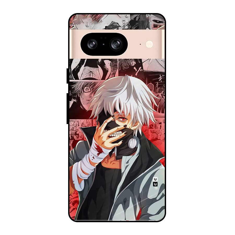 Kaneki Ken Manga Style Metal Back Case for Google Pixel 8