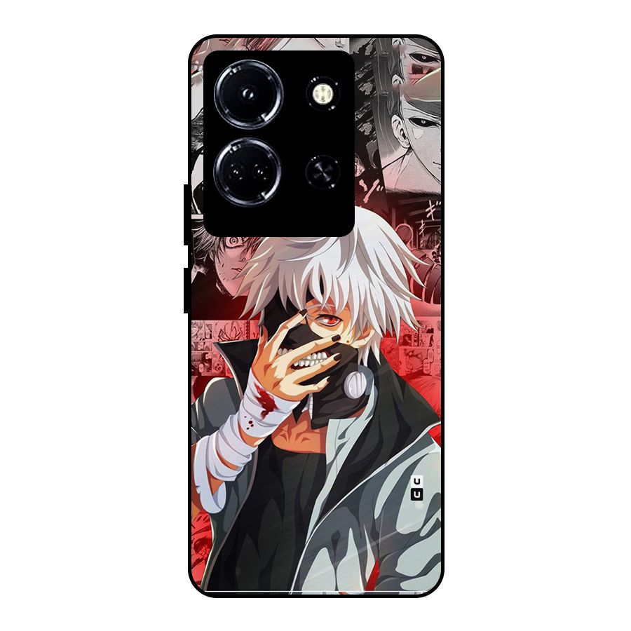 Kaneki Ken Manga Style Metal Back Case for Infinix Note 30 5G