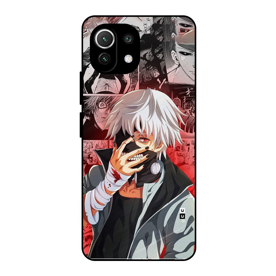 Kaneki Ken Manga Style Metal Back Case for Mi 11 Lite