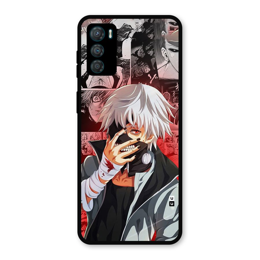 Kaneki Ken Manga Style Metal Back Case for Moto G42